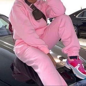 Brand new pink track suit !
